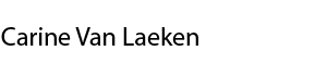 Carine Van Laeken Logo